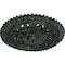 Ekena Millwork York Ceiling Medallion (Fits Canopies up to 3 5/8"), 21 5/8"OD x 2 1/2"P, Painted Turtle Crackle CM21YOPTC - alternate 2